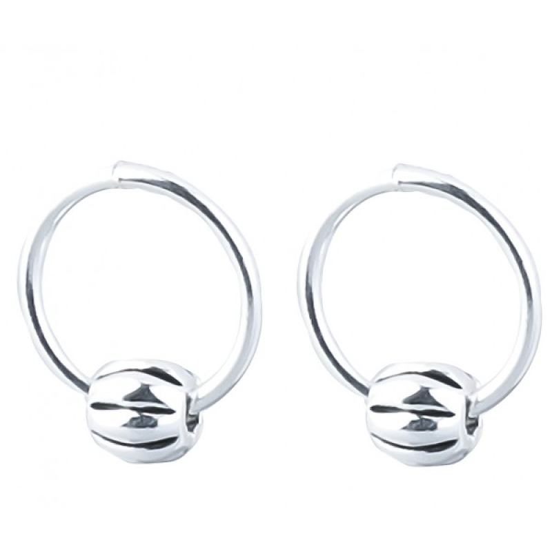 Oorknopjes zilver met charms